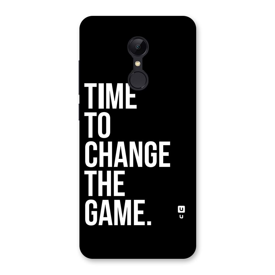 Time to Change the Game Back Case for Redmi 5