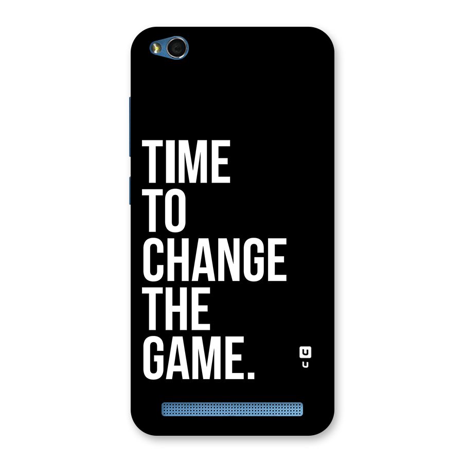 Time to Change the Game Back Case for Redmi 5A