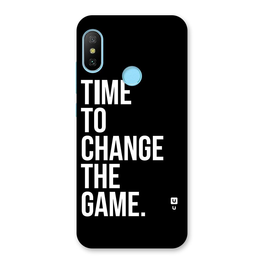 Time to Change the Game Back Case for Redmi 6 Pro