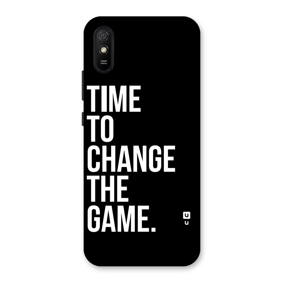 Time to Change the Game Back Case for Redmi 9A