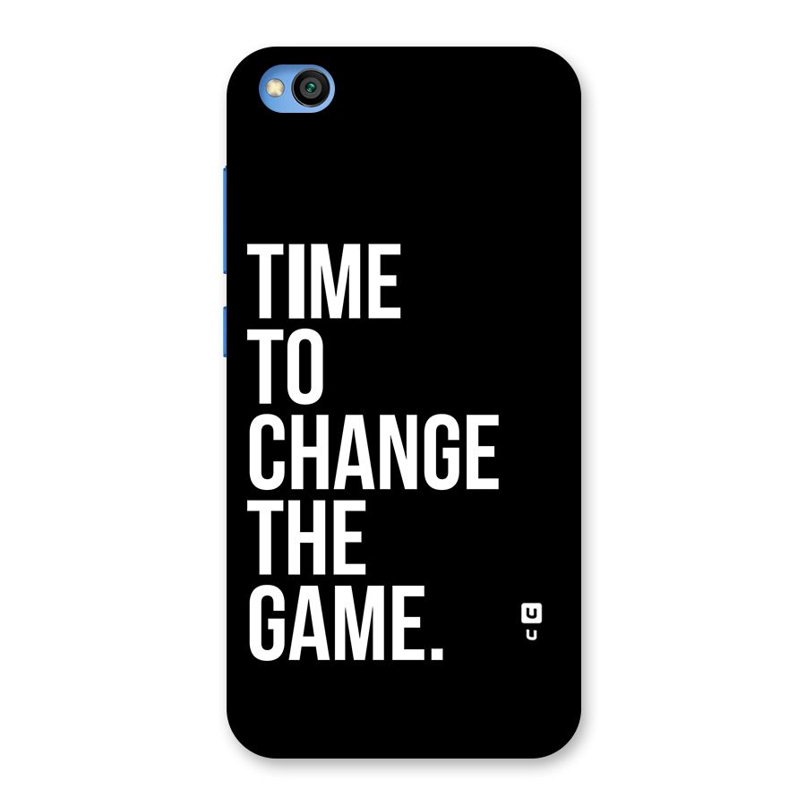 Time to Change the Game Back Case for Redmi Go