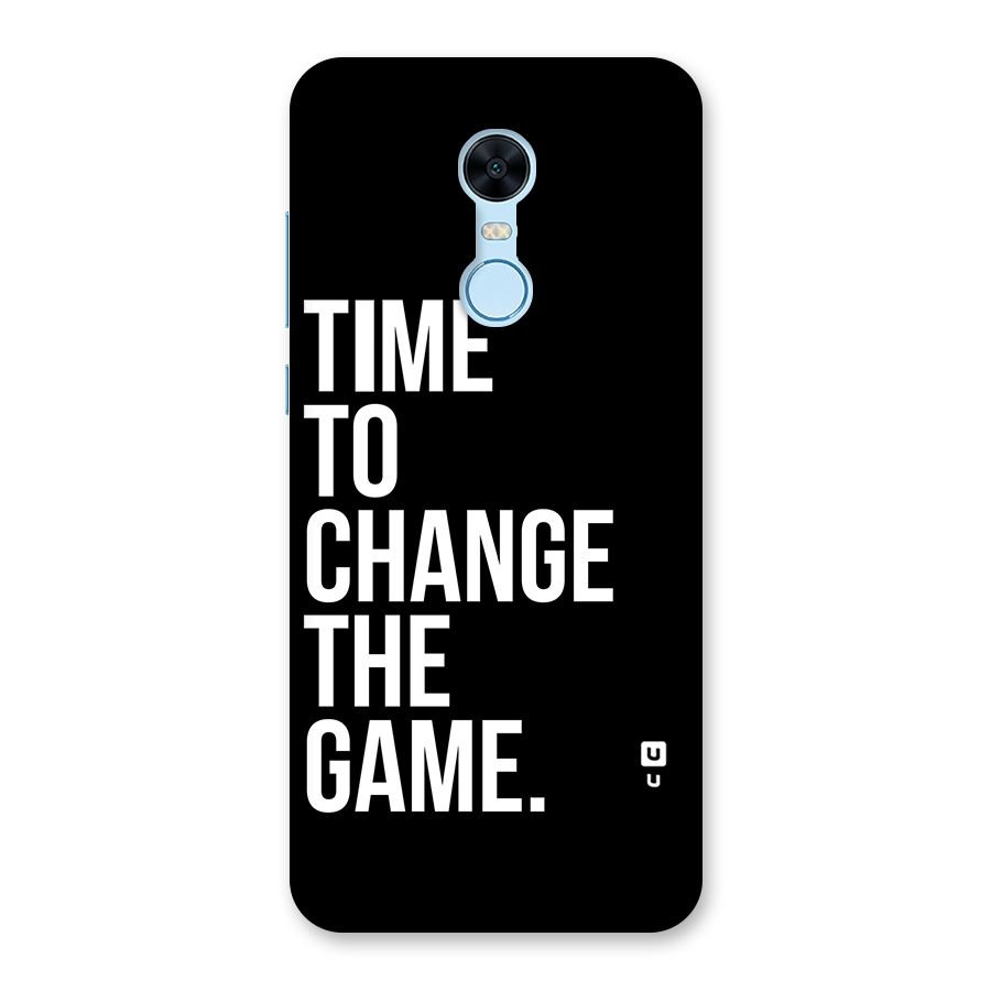 Time to Change the Game Back Case for Redmi Note 5