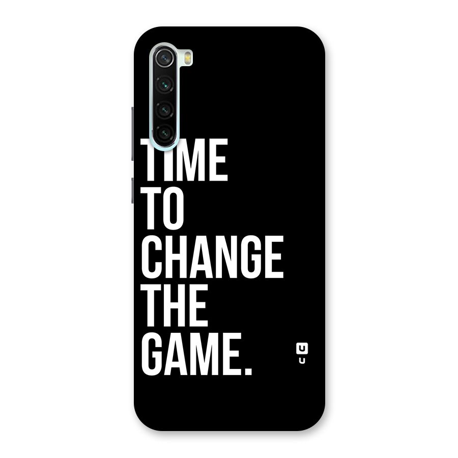 Time to Change the Game Back Case for Redmi Note 8
