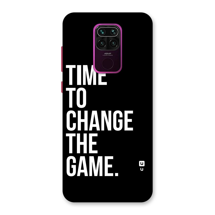Time to Change the Game Back Case for Redmi Note 9