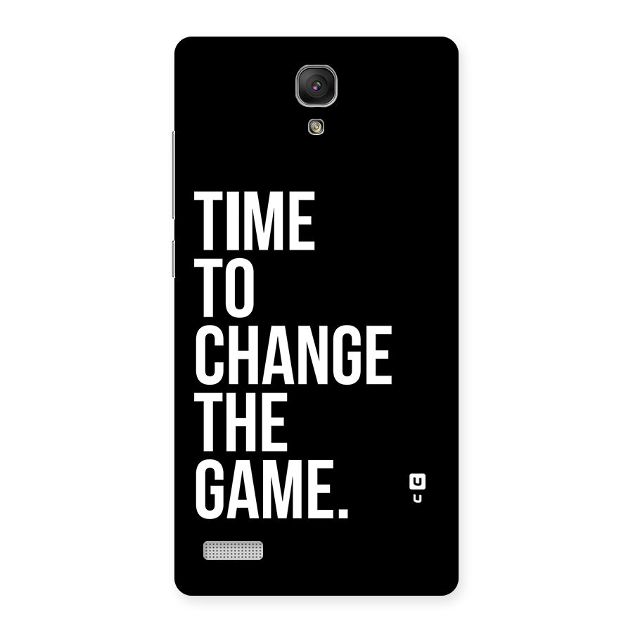 Time to Change the Game Back Case for Redmi Note Prime