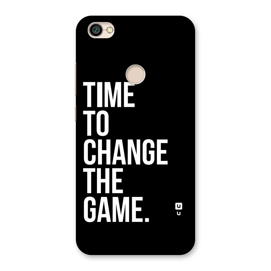 Time to Change the Game Back Case for Redmi Y1 2017