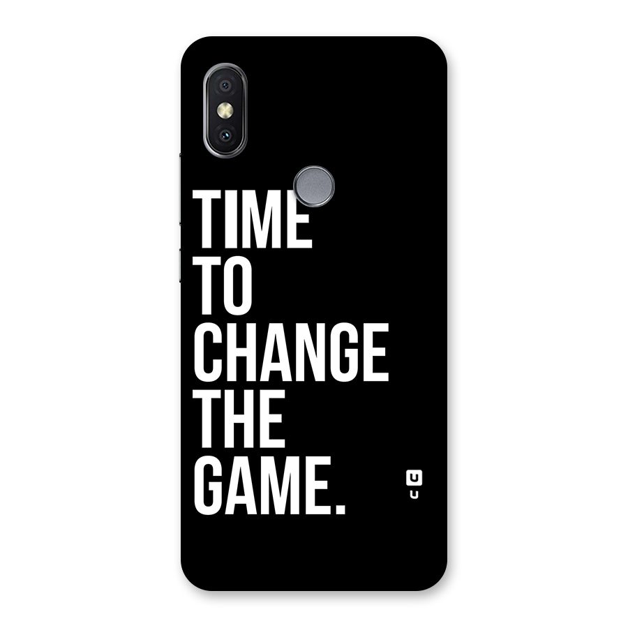 Time to Change the Game Back Case for Redmi Y2