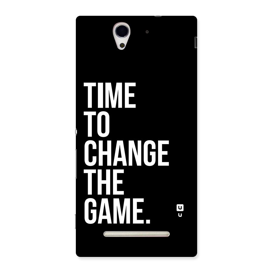 Time to Change the Game Back Case for Sony Xperia C3