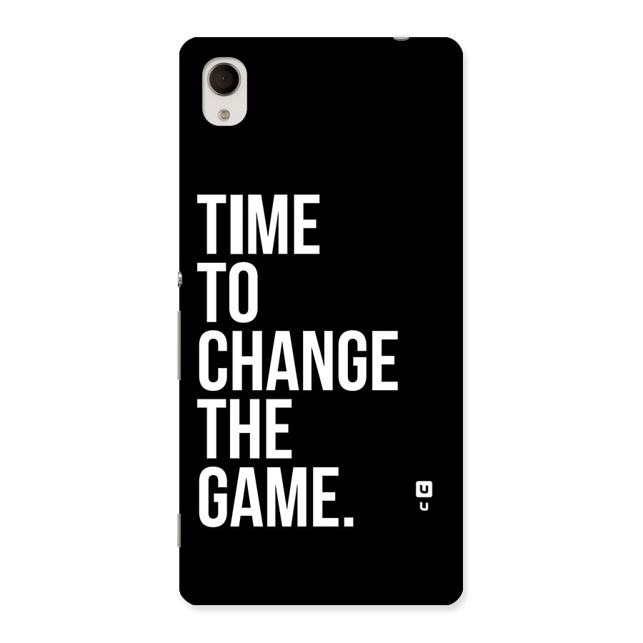 Time to Change the Game Back Case for Sony Xperia M4