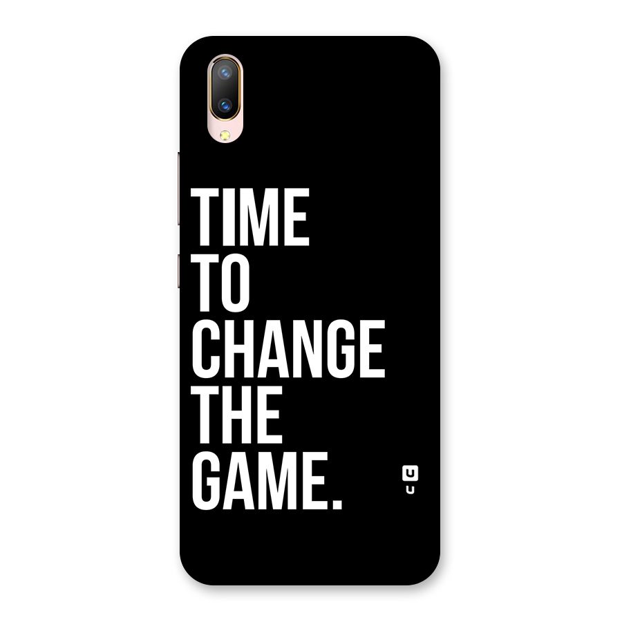 Time to Change the Game Back Case for Vivo V11 Pro