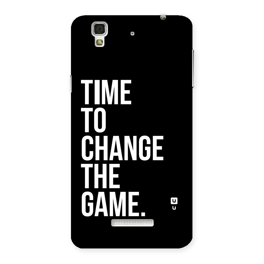 Time to Change the Game Back Case for YU Yureka Plus