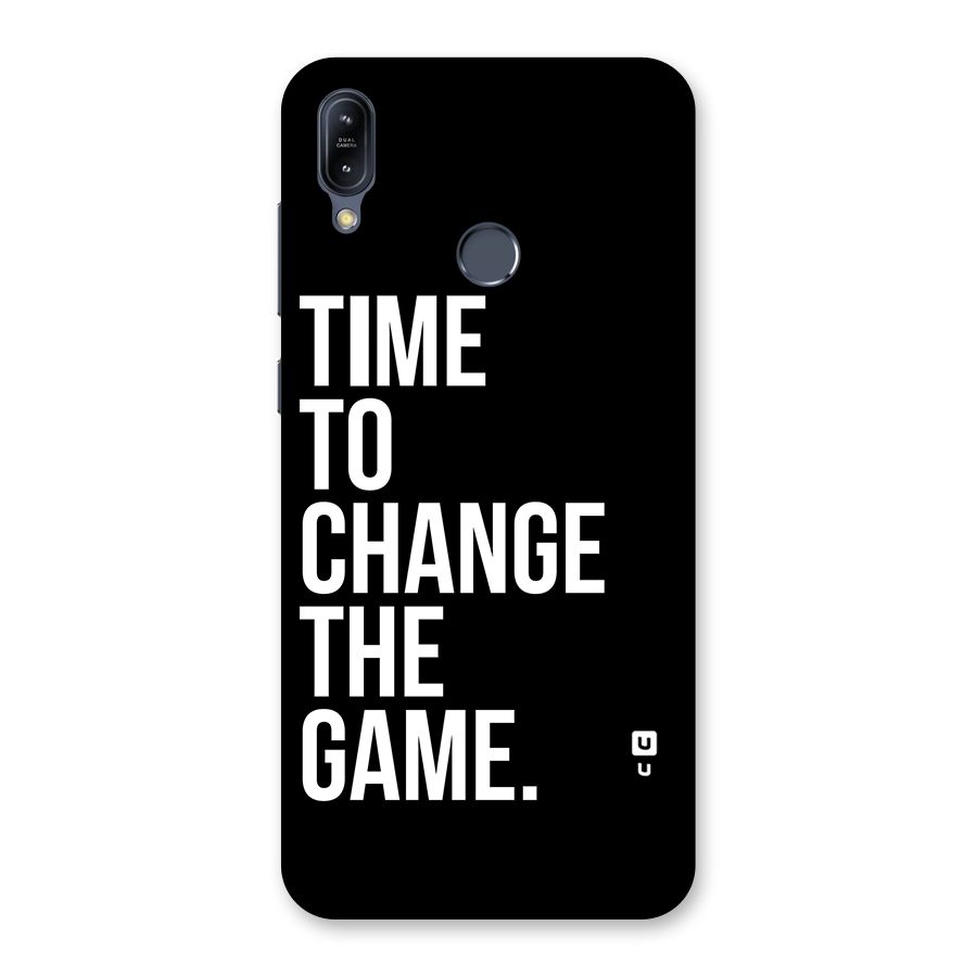 Time to Change the Game Back Case for Zenfone Max M2