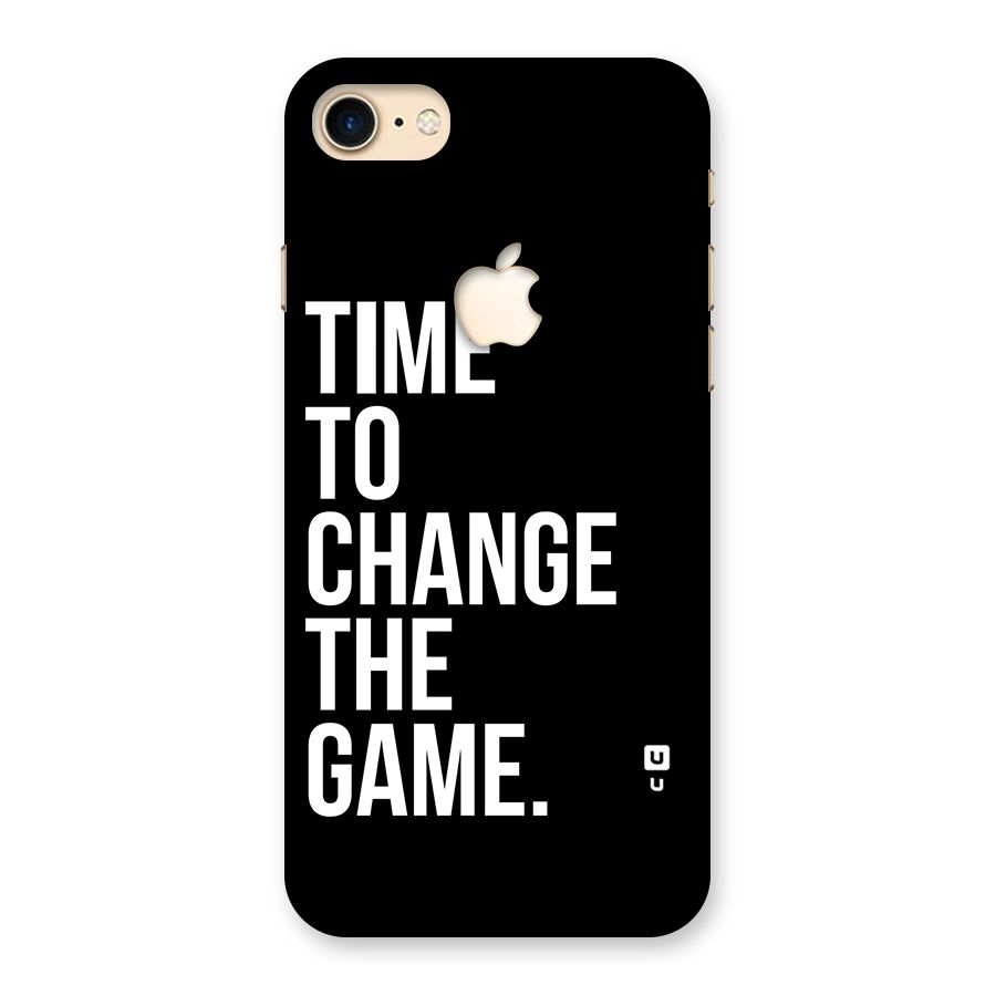 Time to Change the Game Back Case for iPhone 7 Apple Cut