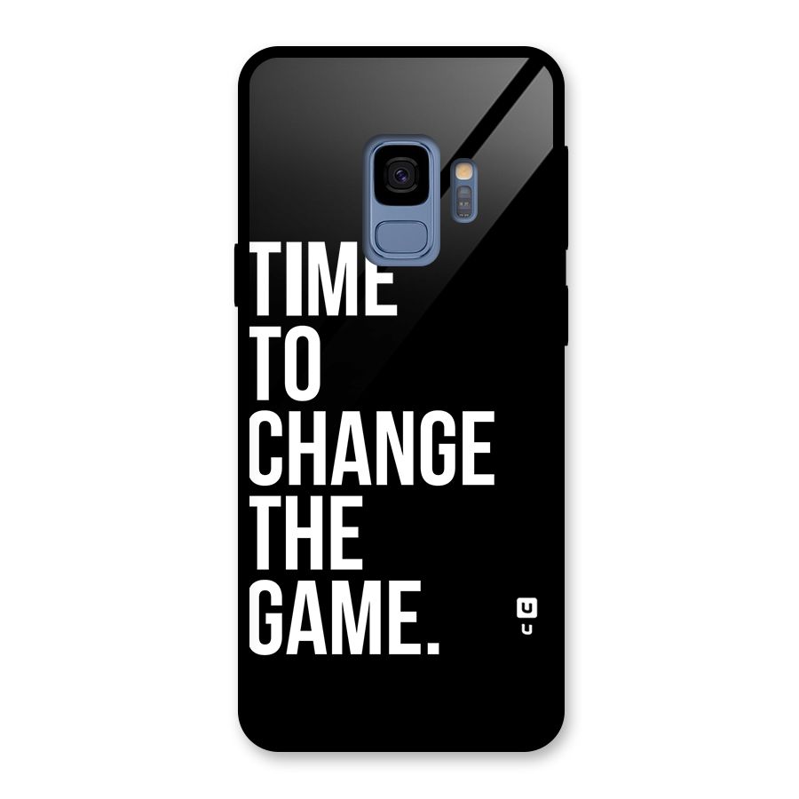 Time to Change the Game Glass Back Case for Galaxy S9