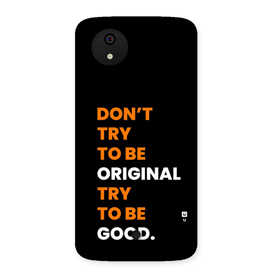To Be Good Back Case for Canvas A1  AQ4501