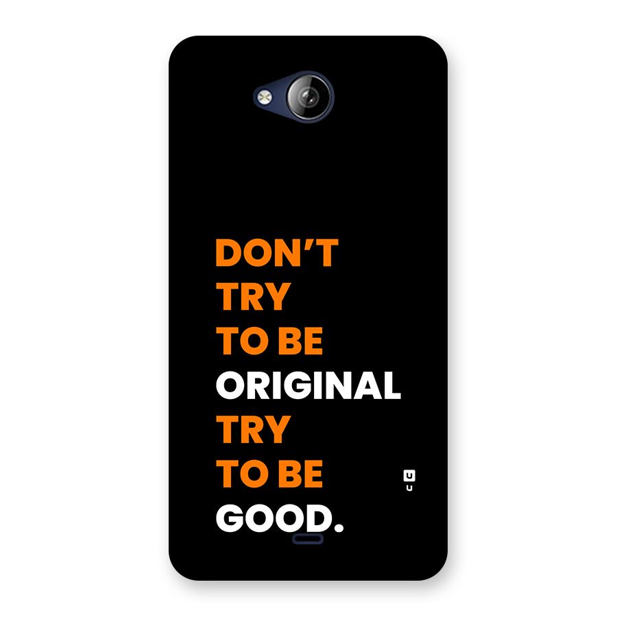 To Be Good Back Case for Canvas Play Q355