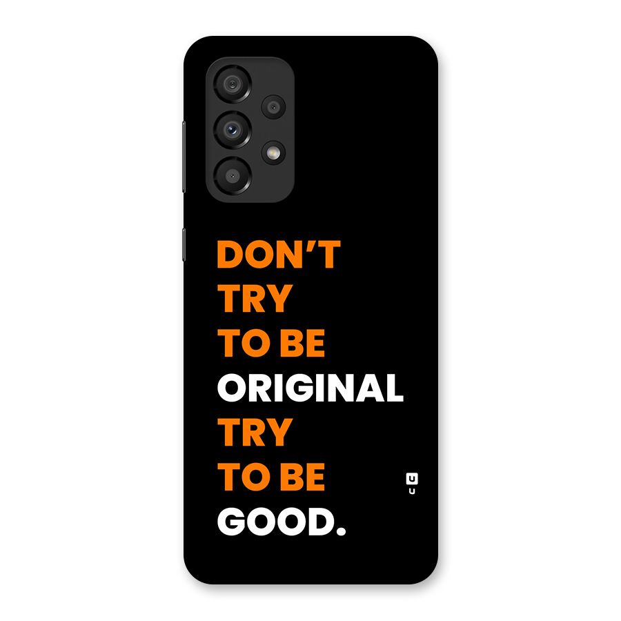 To Be Good Back Case for Galaxy A33 5G