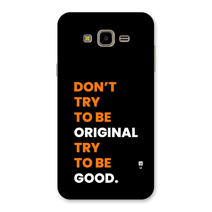 To Be Good Back Case for Galaxy J7 Nxt