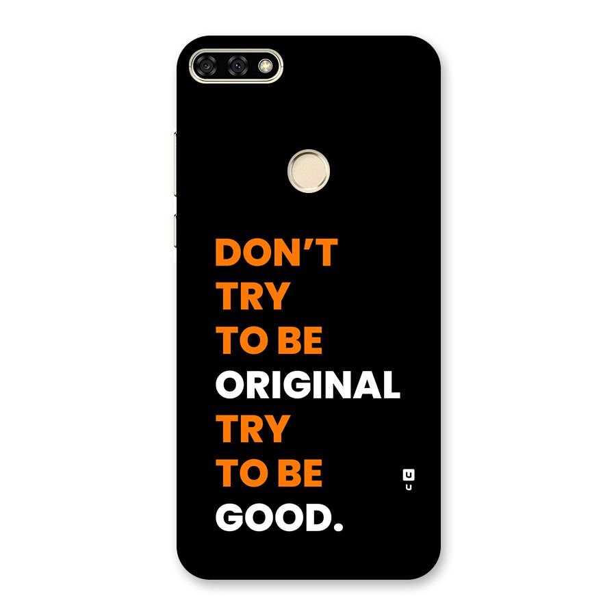 To Be Good Back Case for Honor 7A