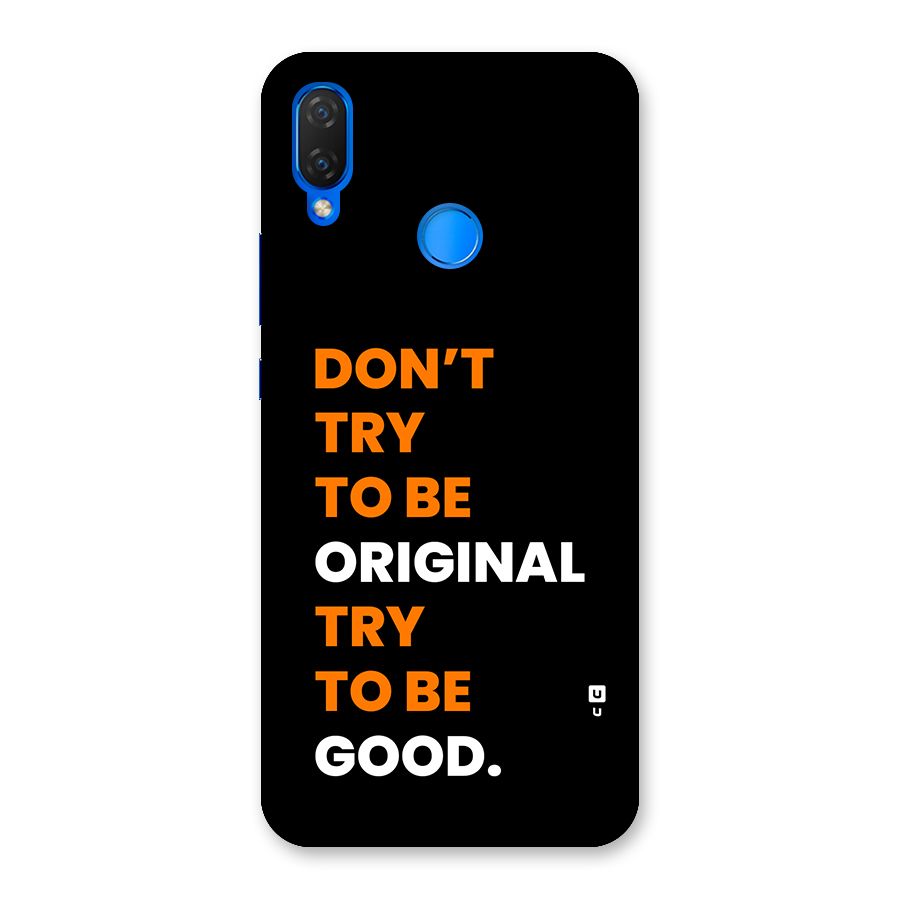 To Be Good Back Case for Huawei P Smart Plus