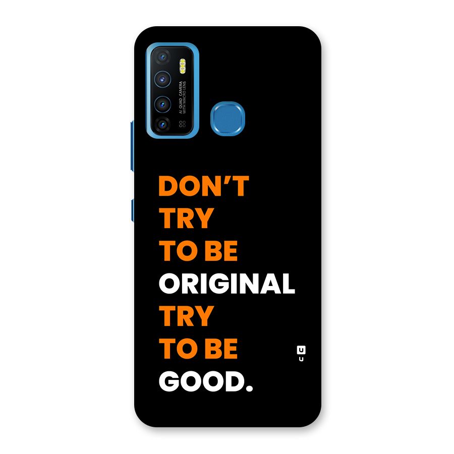 To Be Good Back Case for Infinix Hot 9