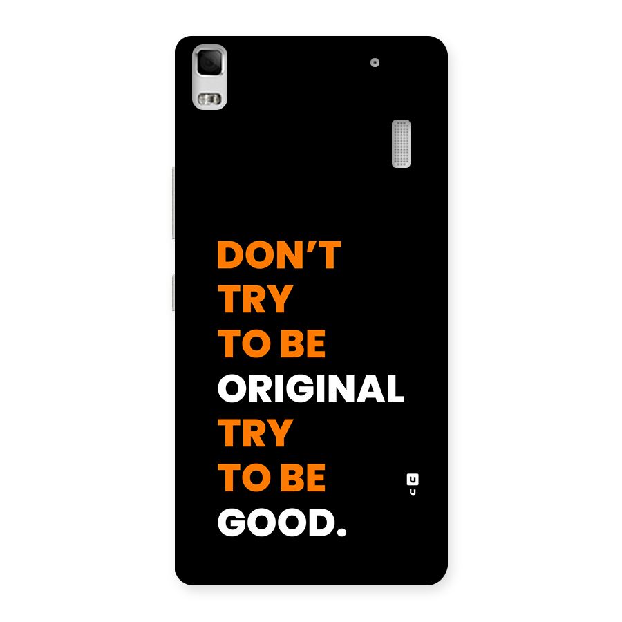 To Be Good Back Case for Lenovo A7000