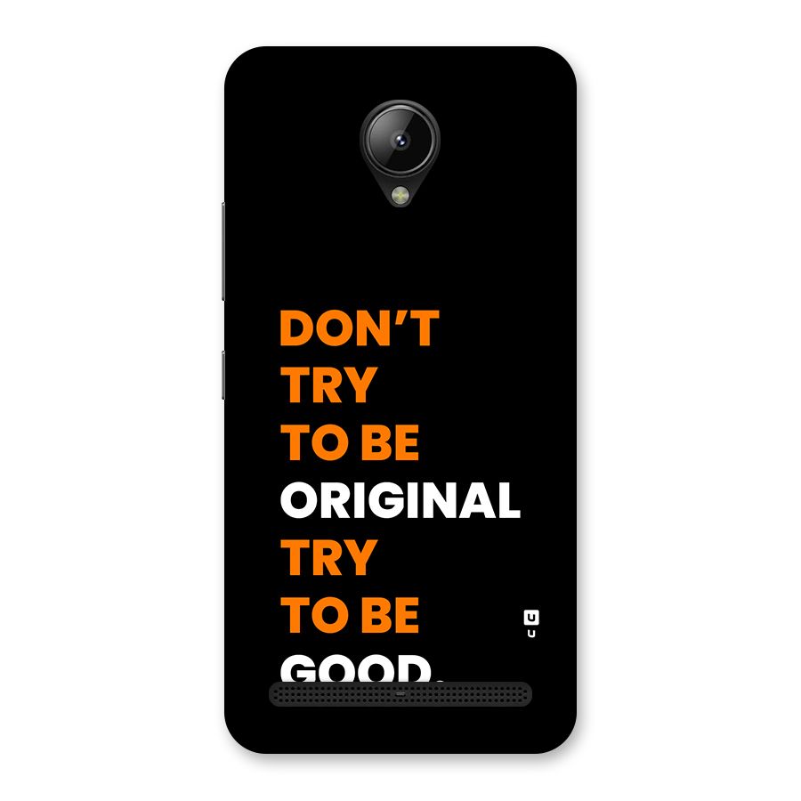 To Be Good Back Case for Lenovo C2