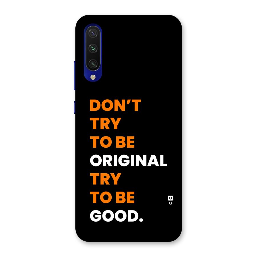 To Be Good Back Case for Mi A3