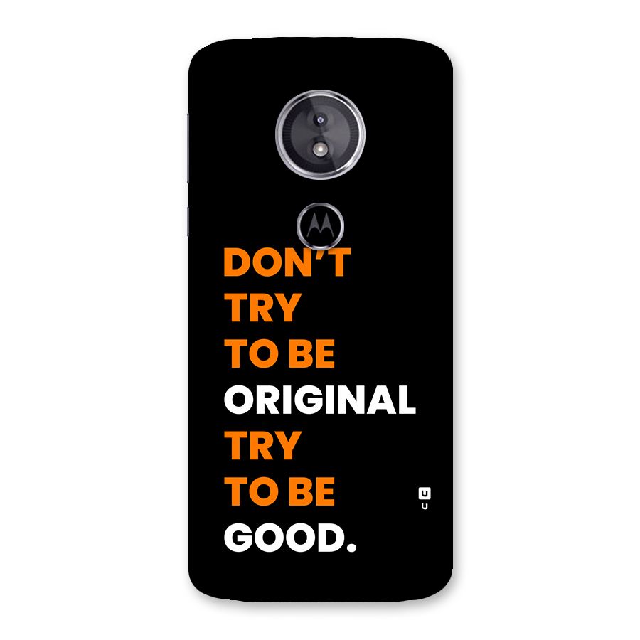 To Be Good Back Case for Moto E5