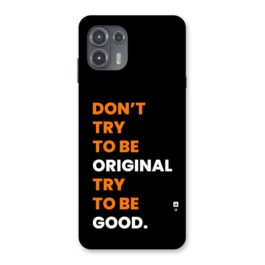 To Be Good Back Case for Motorola Edge 20 Fusion
