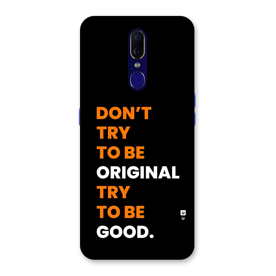 To Be Good Back Case for Oppo A9