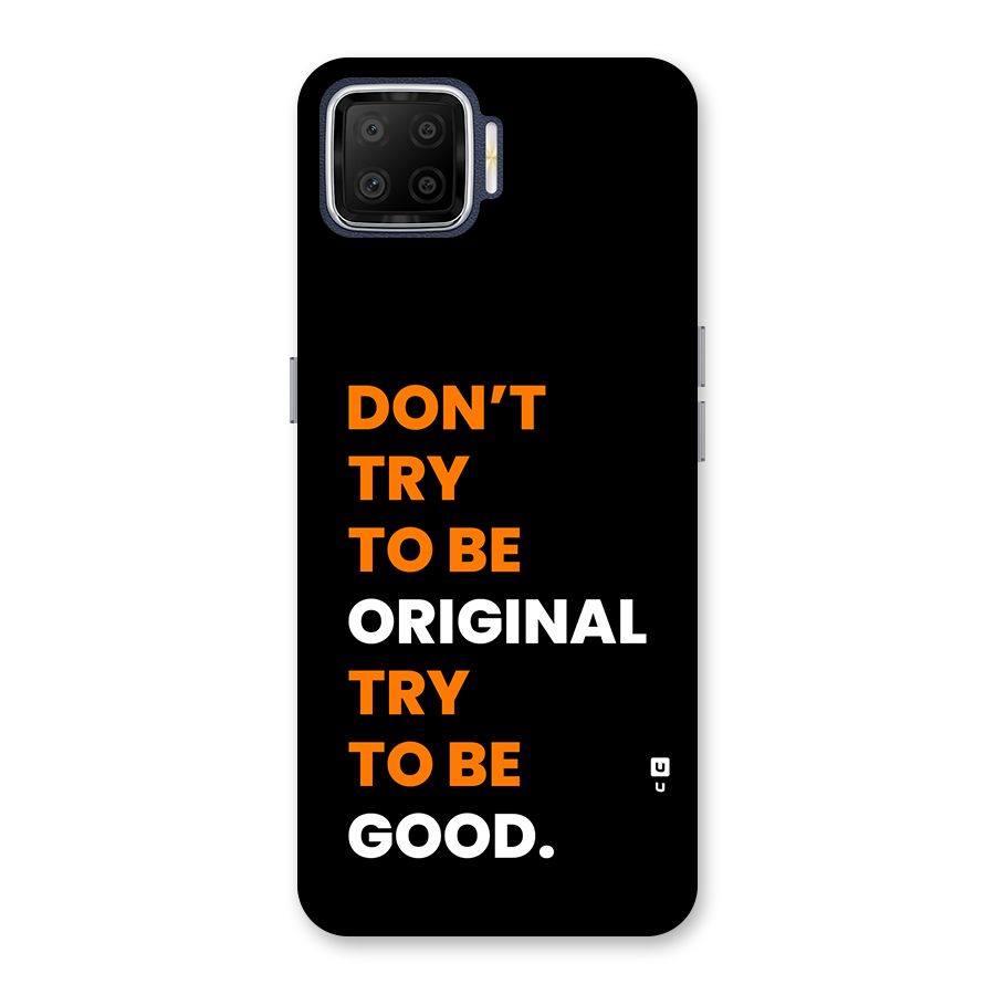 To Be Good Back Case for Oppo F17