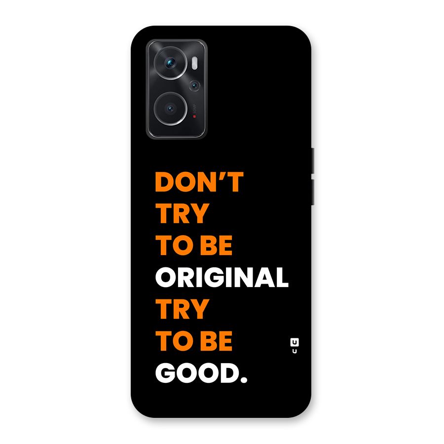 To Be Good Back Case for Oppo K10 4G