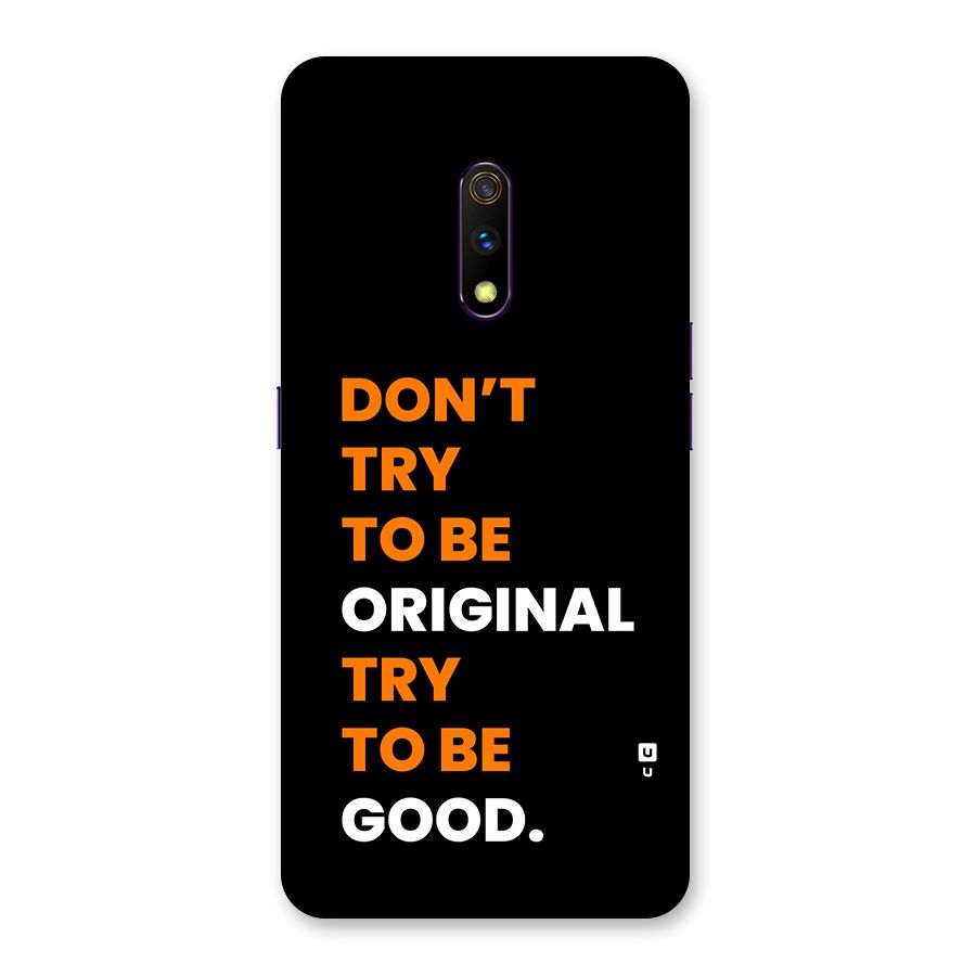 To Be Good Back Case for Realme X