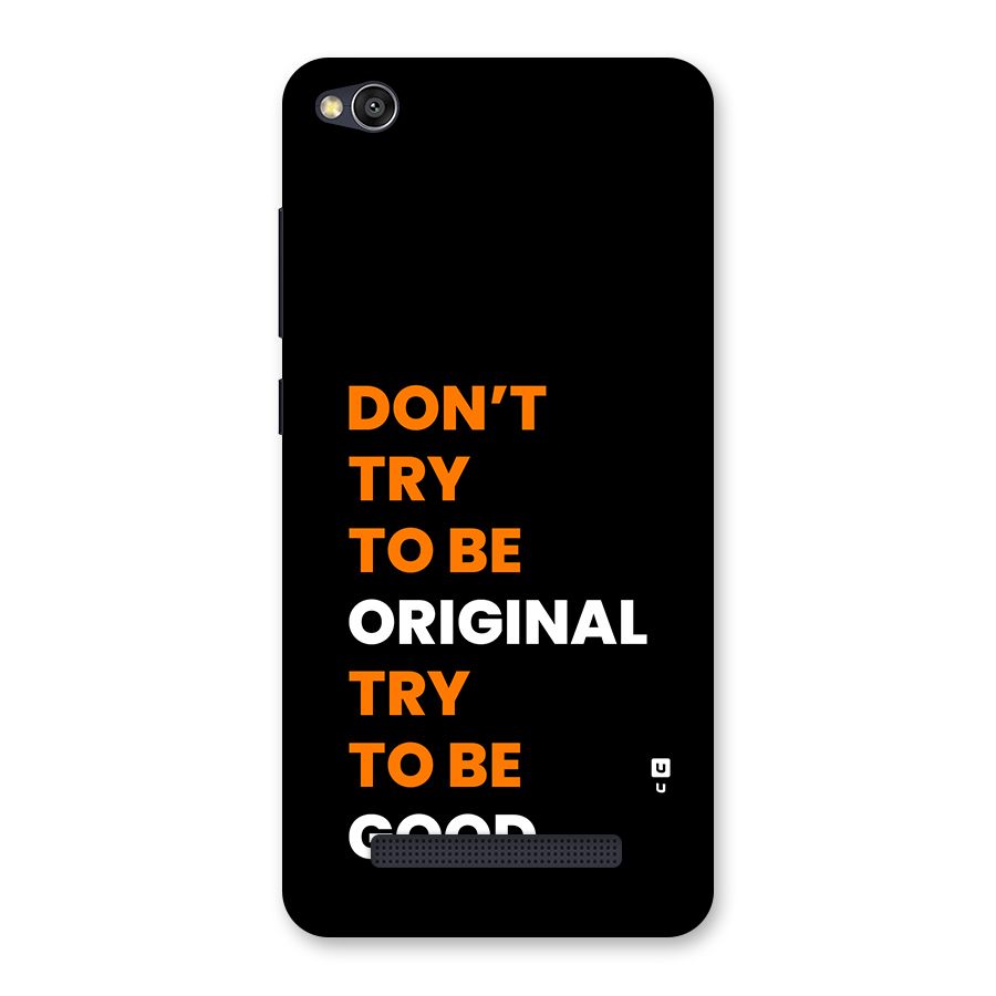 To Be Good Back Case for Redmi 4A