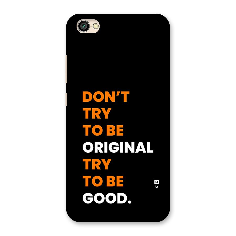To Be Good Back Case for Redmi Y1 Lite