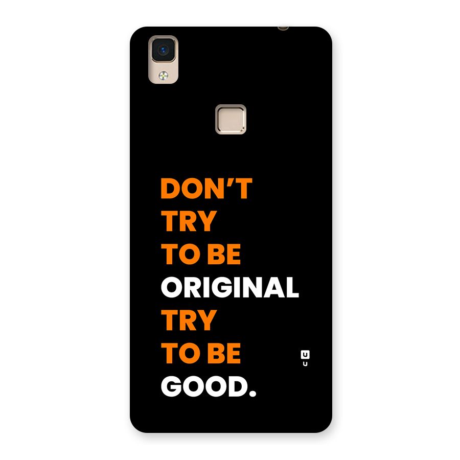 To Be Good Back Case for V3 Max
