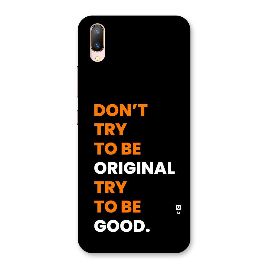 To Be Good Back Case for Vivo V11 Pro