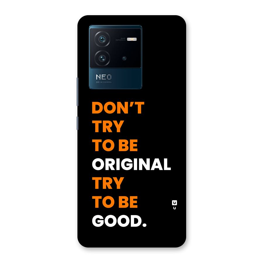 To Be Good Back Case for Vivo iQOO Neo 6 5G