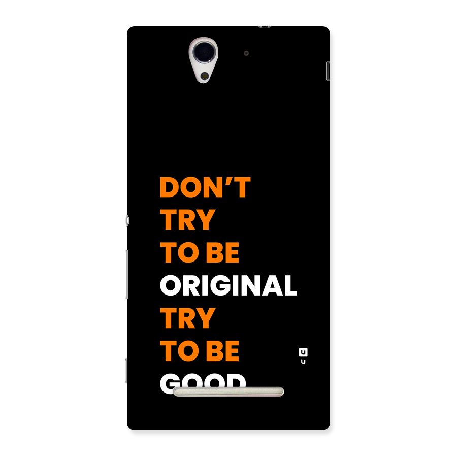 To Be Good Back Case for Xperia C3