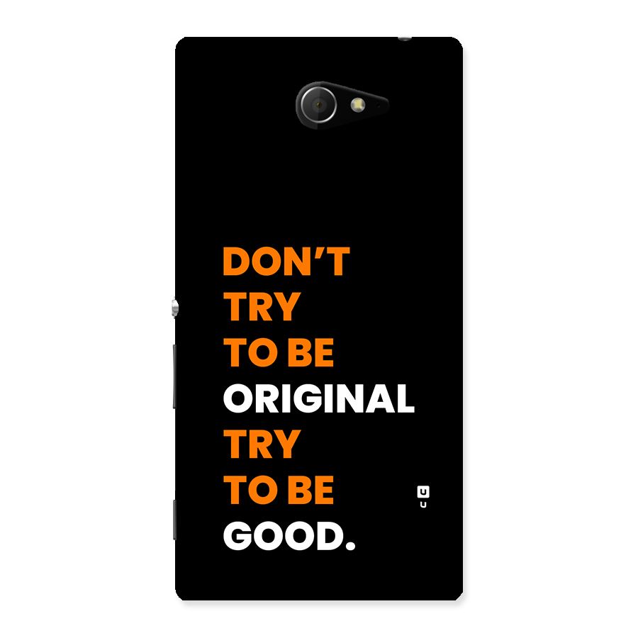 To Be Good Back Case for Xperia M2