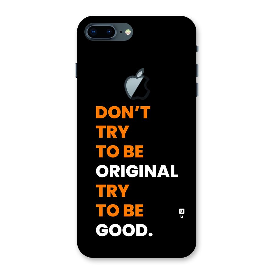 To Be Good Back Case for iPhone 7 Plus Apple Cut