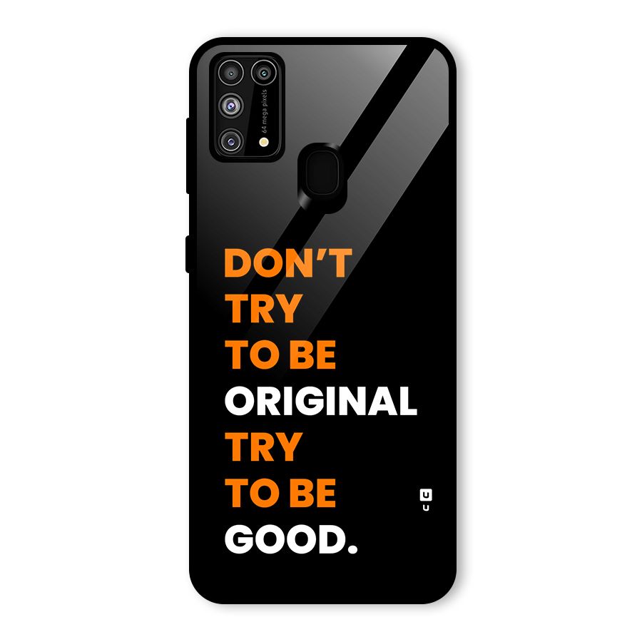 To Be Good Glass Back Case for Galaxy F41