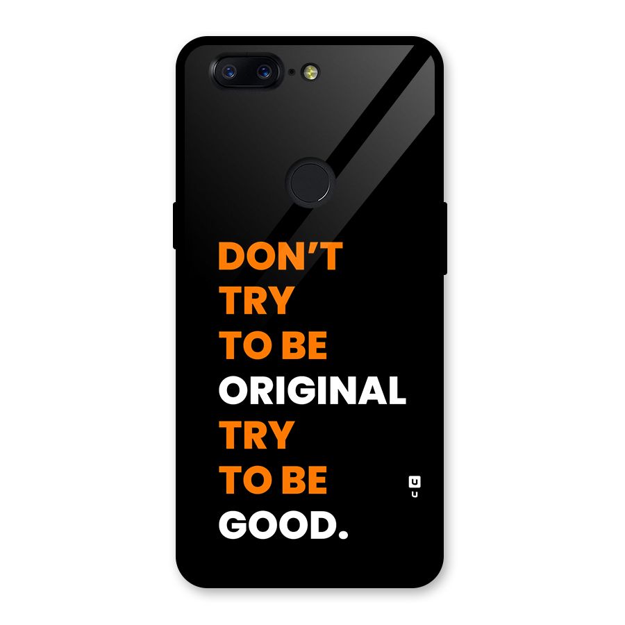 To Be Good Glass Back Case for OnePlus 5T