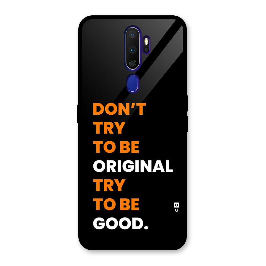 To Be Good Glass Back Case for Oppo A9 (2020)