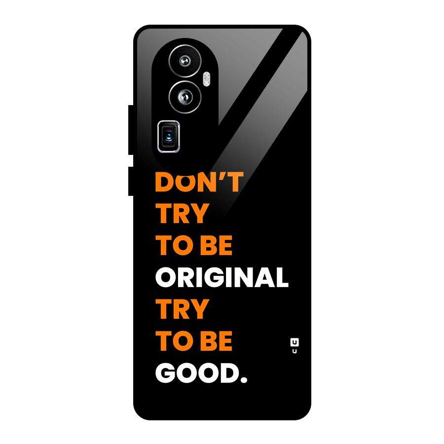 To Be Good Glass Back Case for Oppo Reno10 Pro Plus