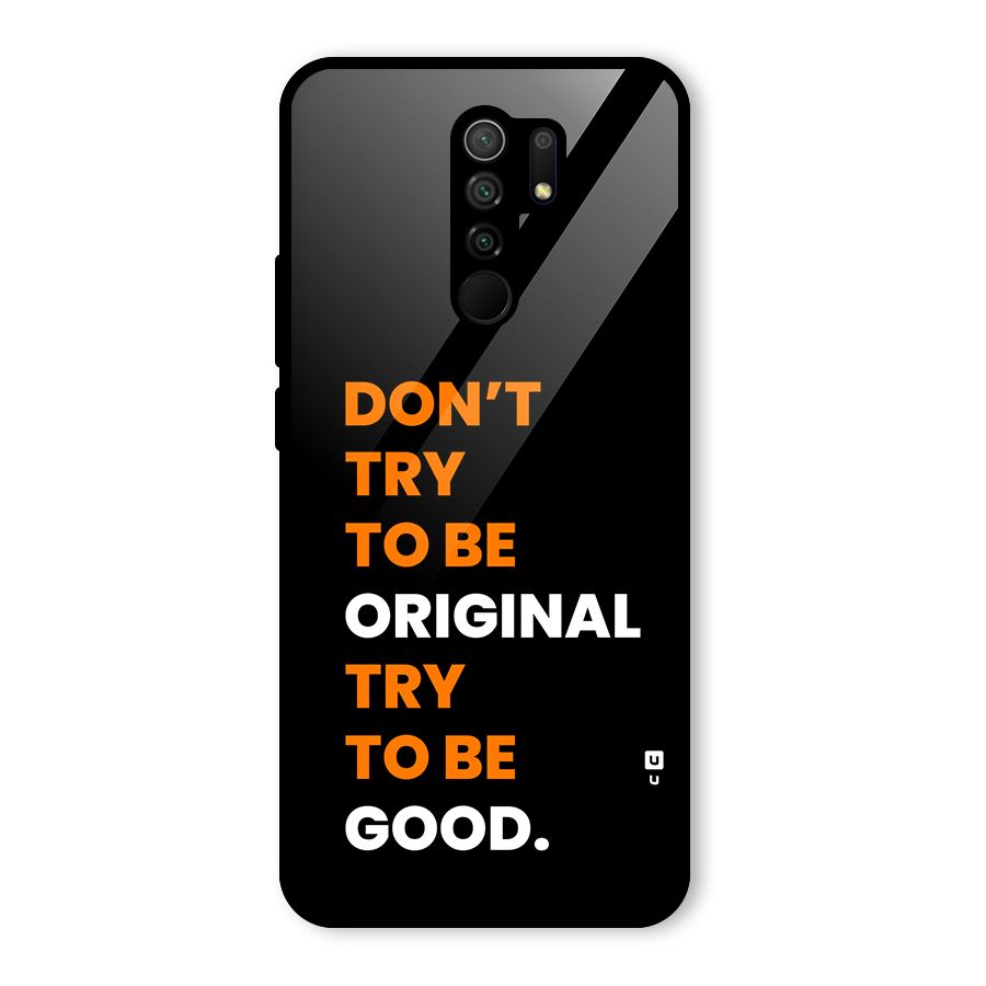 To Be Good Glass Back Case for Poco M2