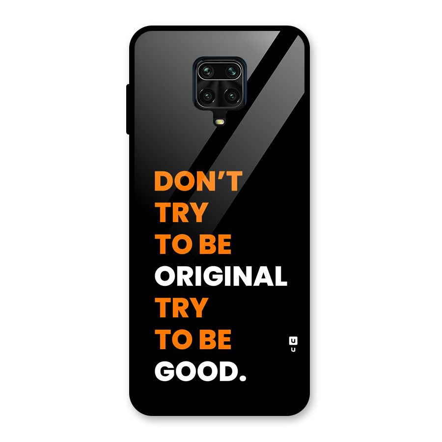 To Be Good Glass Back Case for Poco M2 Pro