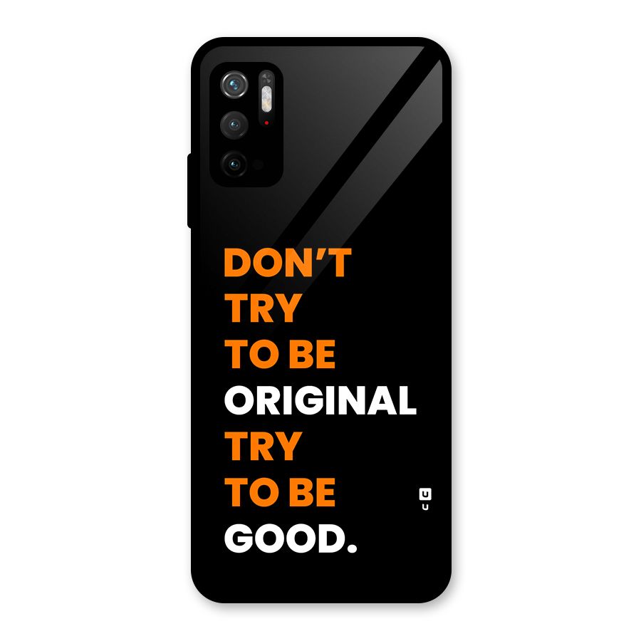 To Be Good Glass Back Case for Poco M3 Pro 5G