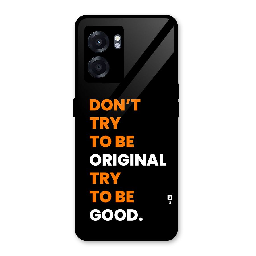 To Be Good Glass Back Case for Realme Narzo 50 5G